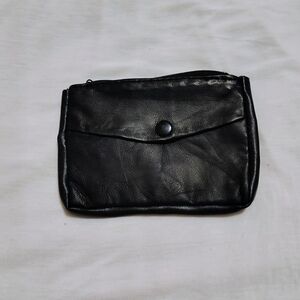 Vintage Soft Black Leather Wallet